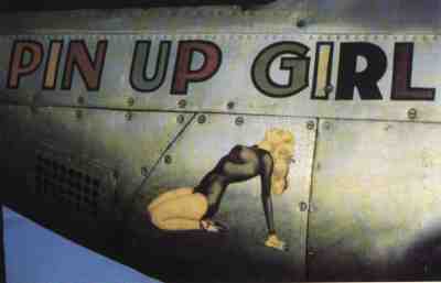  Girls on 51d 10 Na 44 14651 L2 V  Pin Up Girl  Original Noseart