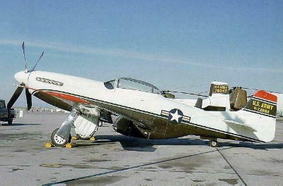 US Army F-51D chase plane